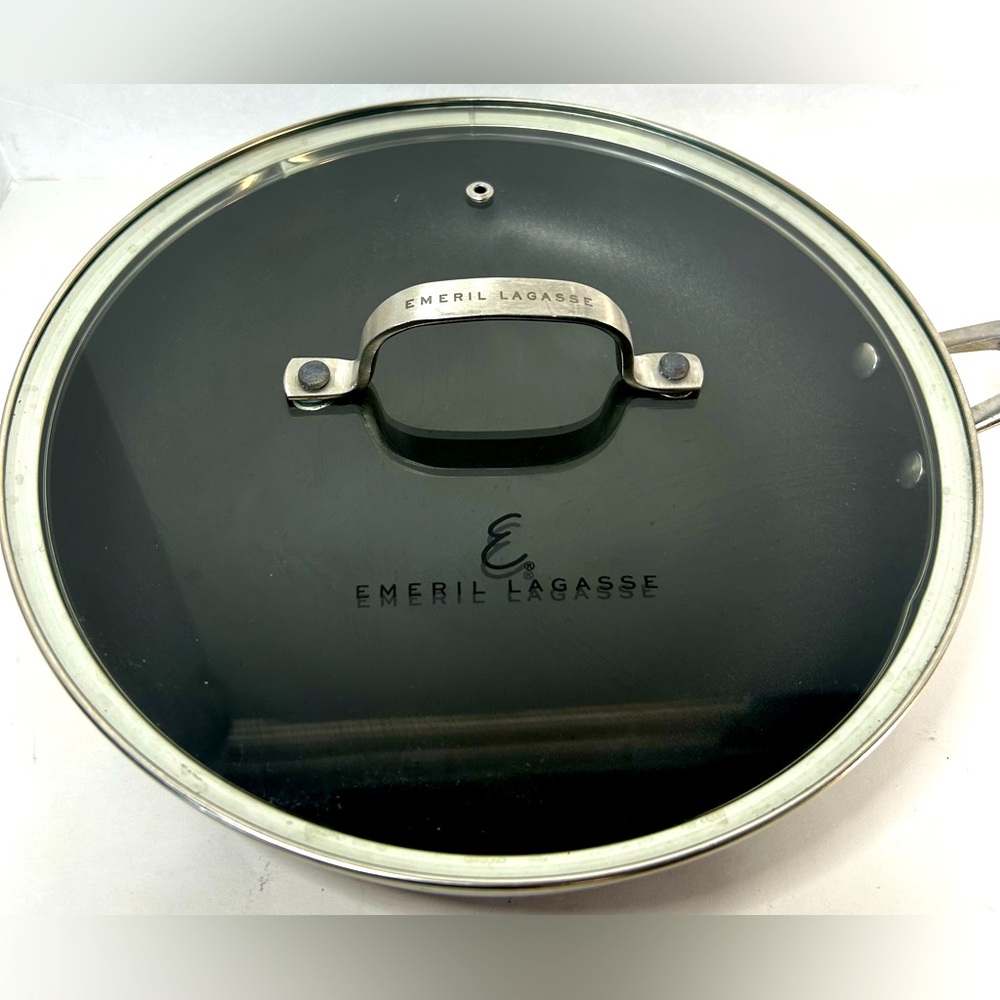 Emeril Lagasse 10in.S1B Cookwear with See Through Lid. Some Light Wear/scratches